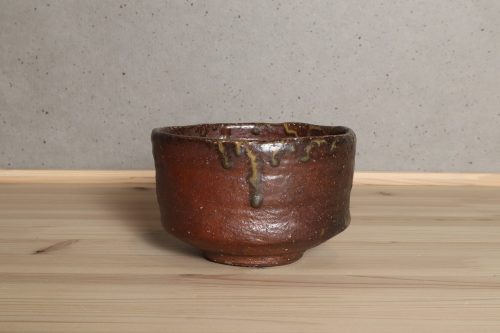 川端文男　備前　伊部手茶碗　岡山
