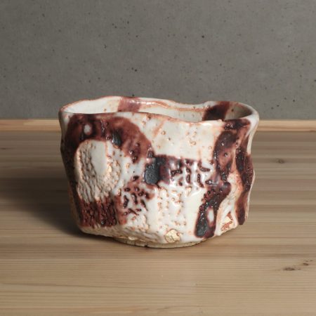 山田和　志野茶碗　越前　yamadakazu shino chawan