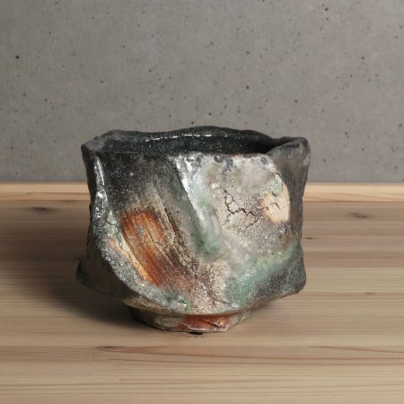 伊賀鎬茶碗　新学　伊賀　茶道具