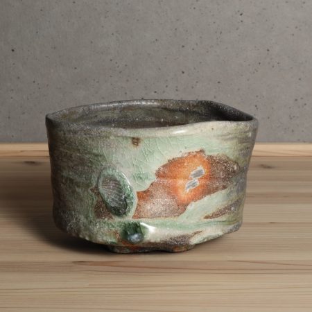 伊賀沓茶碗　新学　伊賀　茶道具