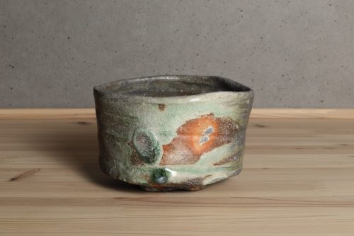 伊賀沓茶碗　新学　伊賀　茶道具