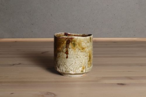 後藤秀樹　織部湯呑　カップ　多治見　美濃