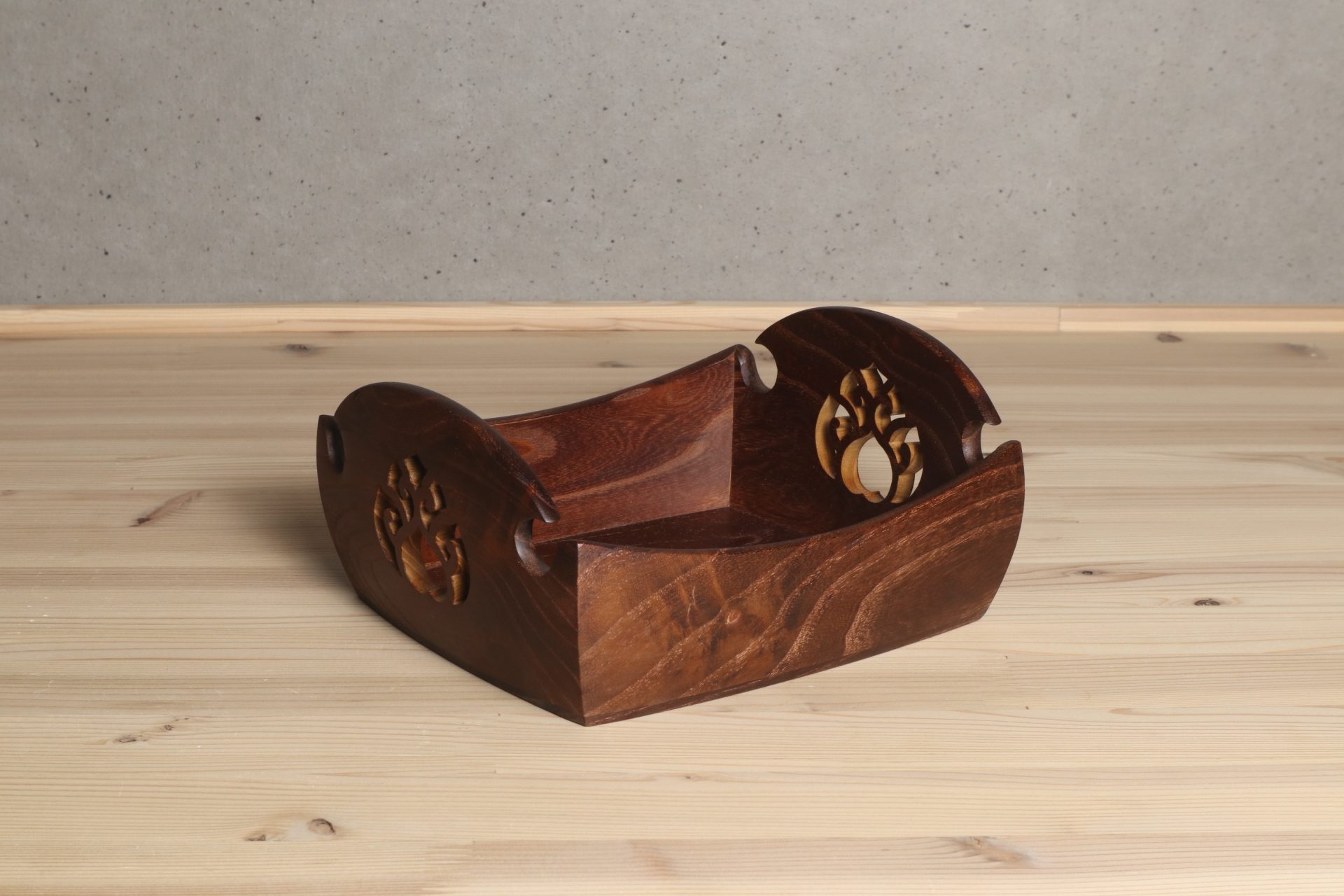 桑鞍形唐草透莨盆（共箱） | Gallery栗本（ぎゃらりい栗本）新潟