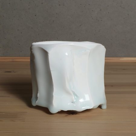 加藤委 青白磁面取茶碗