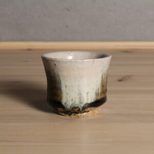 五代眞清水蔵六　京都　唐津　酒器　ぐい吞盃